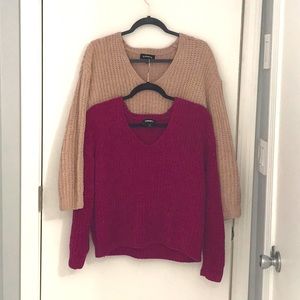 Express chenille sweaters